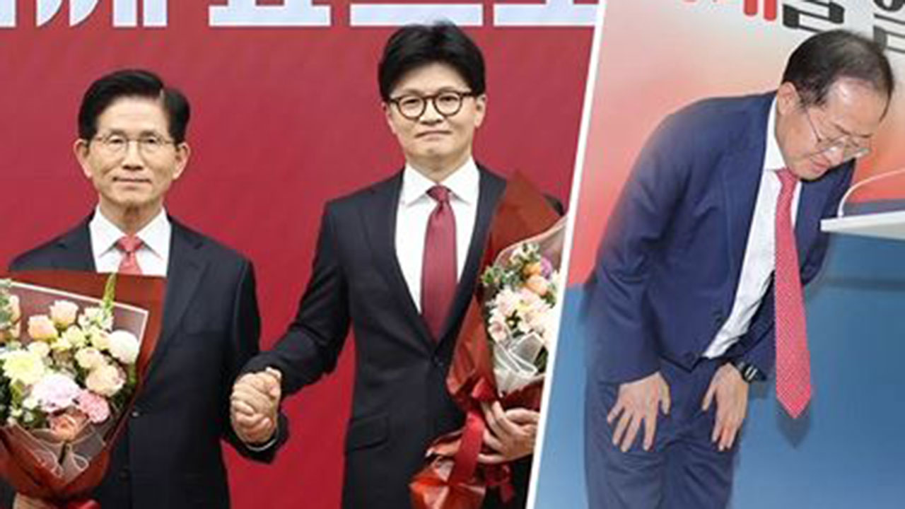 김문수·한동훈 결선행…홍준표, 정계 은퇴