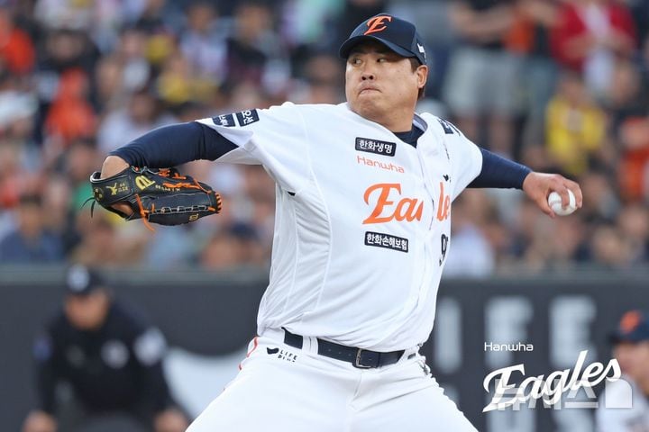 한화, 5-2로 LG 꺾고 다시 4연승 행진…류현진, 7이닝 2실점 호투