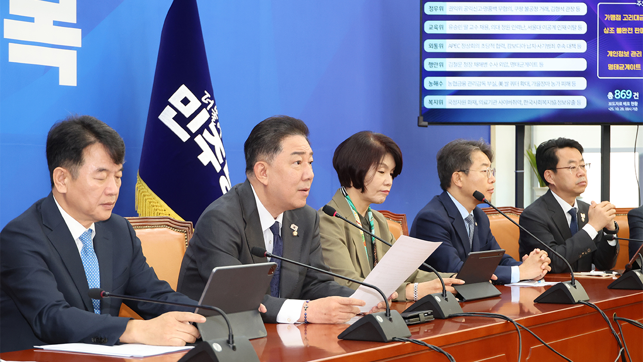 민주, ‘청문회 실효법’ 추진…”국감 지적 이행 경과보고”
