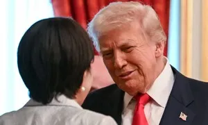 “다저스가 1-0 이기네요”…다카이치 첫 인사말에 트럼프 방긋