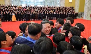 김정은 ‘헌법절’ 기념행사 참석…U-17 여자 월드컵 우승 치하도