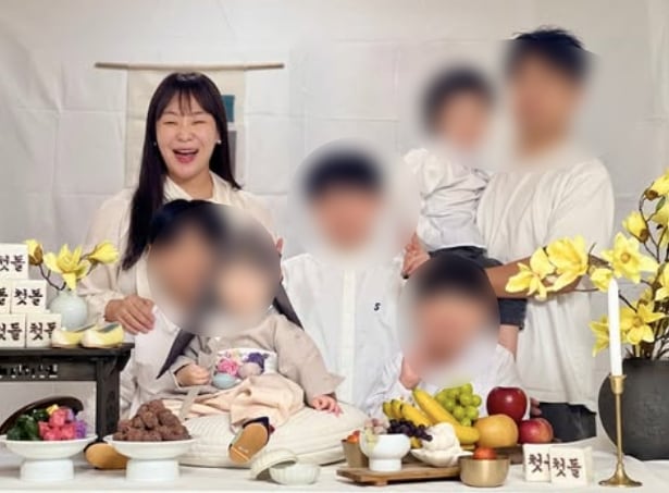 ‘호텔 초호화 돌잔치’ 화제인데..정주리, 집에서 막내 子 첫돌 파티 “가족들과 소박하게”