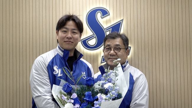 드디어 오피셜 떴다! 삼성, 강민호와 2년 더 함께…최대 총액 20억 원
