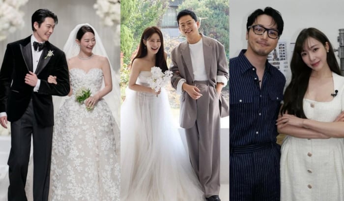 [SC결산]2025 연예계는 ‘웨딩 대란의 해’ 4월·11월 3러시부터 김우빈·신민아 피날레까지…2026년에도 이어진다